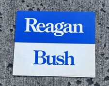 President Ronald Reagan VP George Bush 1980 Campaign Yard Window Sign #1 picture