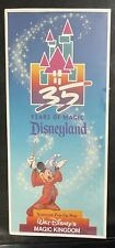 REDUCED NEW Disneyland 35 Years Of Magic POP UP GUIDE MAP-1990-Original Wrap picture