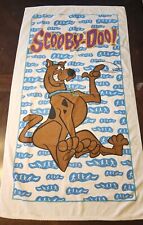 Vintage 2000 Scooby Doo Cartoon Network Beach Towel Blue Brazil 52” x 28 1/2” picture