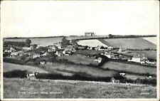 Bridport Dorset Eype Village Bird's Eye View Vintage Postcard picture