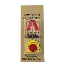 Complaint Department Mouse Trap Desk Display 3D Sign Funny Office Prank Gag Gift picture