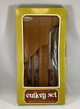 Vintage Washington Forge 6 Piece Cutlery Set Knife Set With Packaging And Board picture