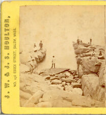 MASSACHUSETTS, Cape Ann, Great Gully, Pigeon Cove--Moulton Stereoview H59 picture