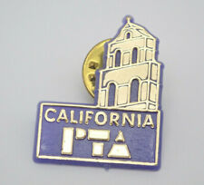 California PTA Parent Teacher Association school Gold Tone Vintage Lapel Pin picture