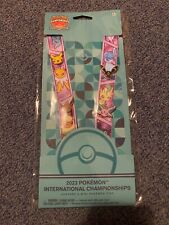 Pokémon NAIC 2023 Exclusive Pink Pin and Lanyard from the Pokemon Center picture