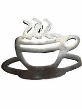 2004 Wilton COPCO Steaming Coffee Aluminum Trivet with Wall Hook(BK-13-M-3) picture