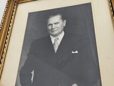 Josip Broz Tito Signed Photo Of Yugoslavian Leader, Yugoslavia Serbia Croatia picture