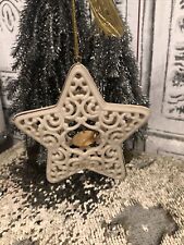 Lenox 2007 Annual Star of Lace Porcelain Christmas Ornament (No Box)  picture