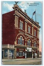 1915 The Albert Theatre Exterior Roadside Berlin NH Posted Vintage Postcard picture