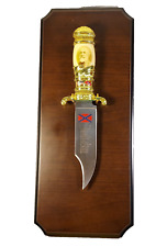 General Robert E Lee Bowie Knife with Confederate States of America Etched picture