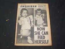 1965 DECEMBER 5 NATIONAL ENQUIRER NEWSPAPER - NOW SHE CAN FEED HERSELF - NP 7403 picture