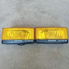 TOYOTA [HALOGEN55] Hard to obtain old car Toyota fog lamp yellow picture
