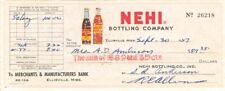 NEHI Bottling Co. - Check - Checks picture