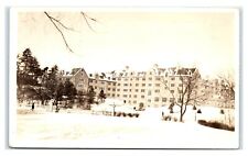 Postcard Friley Hall. Iowa State College, Ames IA winter 1944 RPPC M6 picture