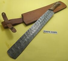 Custom hand made Knife King's Damascus Steel Forged Kitchen Used  Brisket knife picture