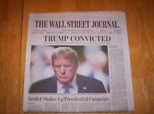 THE WALL STREET JOURNAL FRIDAY MAY 31, 2024 TRUMP CONVICTED picture