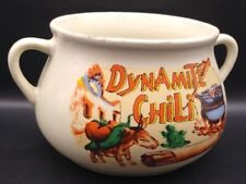 Westwood Chili Bowl/Cup With Two Handles ~Dynamite Chili~ Vintage Themed Used picture