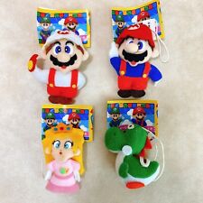 4 set Rare 1993 Super Mario Plush doll key chain BANDAI Gashapon kids Nintendo picture