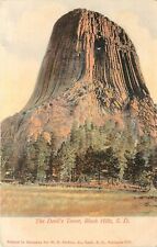 Wheelock Postcard The Devil's Tower, Black Hills SD (Wyoming National Monument)  picture