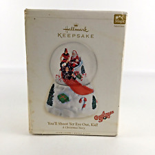 Hallmark A Christmas Story You'll Shoot Yer Eye Out Kid Snow Globe Magic 2006 picture