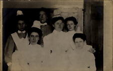 RPPC real photo ~ nurses~ one with picklepuss picture
