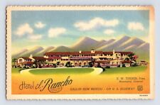 Postcard New Mexico Gallup NM Hotel El Rancho 1938 Posted Linen picture
