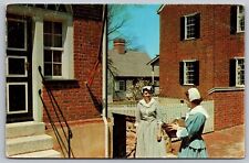 Winston Salem North Carolina Historical Reinactment Chrome UNP Postcard picture