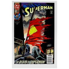 Superman #75 Newsstand 1987 series DC comics VF+ Full description below [r} picture