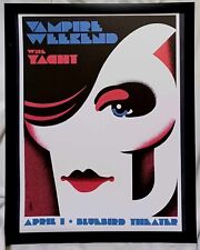 VAMPIRE WEEKEND 2008 Denver 11x14 FRAMED Vintage Concert Tour Poster Art Print picture