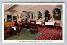 Riverside CA-California, The Refectorio, Glenwood Mission Inn, Vintage Postcard picture