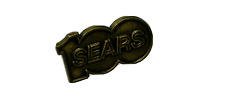 Vintage 1986 Sears 100 Year Anniversary Lapel Tie Hat Pinback Century Pin picture