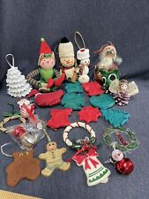 Vintage Assorted Lot - Shelf Elf, Christmas Ornaments, Cookie Cutters picture