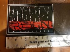Vintage Dark Reign Recordings promo STICKER Record Store Only  picture