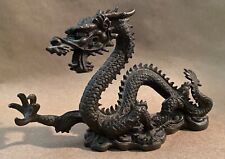 Vintage Metal Dragon Decorative Figurine Collectible Chinese Style Dragon Figure picture