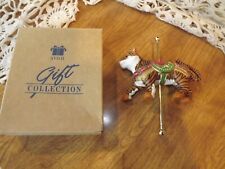 AVON GIFT COLLECTION CAROUSEL ORNAMENT EXOTIC TIGER NEW IN BOX  picture