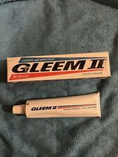 Vintage 1978 NOS New Tube Gleem II Toothpaste in Box ✱ w/ Green Sparkles ✱ 5 Oz picture