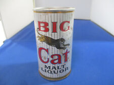 Vintage Pull Tab Beer Can Big Cat malt Liquor Pabst Brewing Co. Peoria Hts ILL. picture