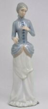 Vintage Tengra Porcelain Figurine Victorian Woman Bustle 13