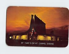 Postcard St. Mary's of Mt. Carmel Shrine Manistee Michigan USA picture