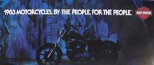 1983 Harley Davidson Brochure Super Electra Glide Low Rider Sportster Roadster picture