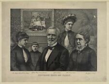 Jefferson Davis,1808-1889,President of Confederate States,family,Varina Davis picture