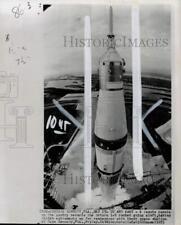 1973 Press Photo Launch of Saturn -B rocket at Cape Kennedy, Florida picture