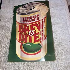 Tequila Willie's Brew N Bites Appetizer Drink Menu circa 1980s? picture