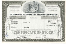 International Telephone-Telegraph - Original Stock Certificate -1976 - CF169591 picture