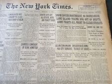1926 FEB 11 NEW YORK TIMES - SNOW COVERS NORTHEAST 10 1/2 INCHES HERE - NT 6606 picture