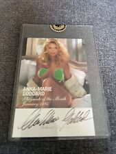 2002 Playboy’s POTM Authentic Signature Card, Jumbo 3x5 Anna-Marie Goddard picture