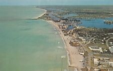 Venice FL Florida Aerial View Jetty Beach Hurricane Ian Disaster Vtg Postcard P3 picture