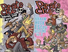 Pirate Club Volumes 1 & 2 by Derek Hunter w/ Pate & Young TPBs SLG OOP picture
