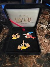 Disney Fantasia 2000 Sorcerer's Apprentice White Glove Mickey LE Pin Set in Box picture