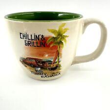 Tommy Bahamas Chillin & Grillin Coffee Mug Rare Find picture